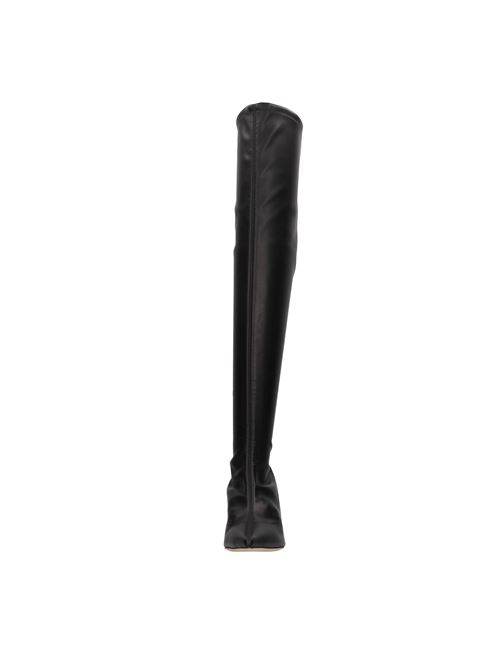 Leather and faux leather cuissard boots MSGM | 3542MDS076 657 99NERO